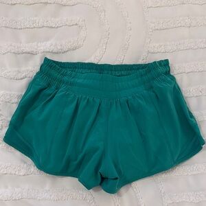 lululemon athletica Turquoise Athletic Shorts